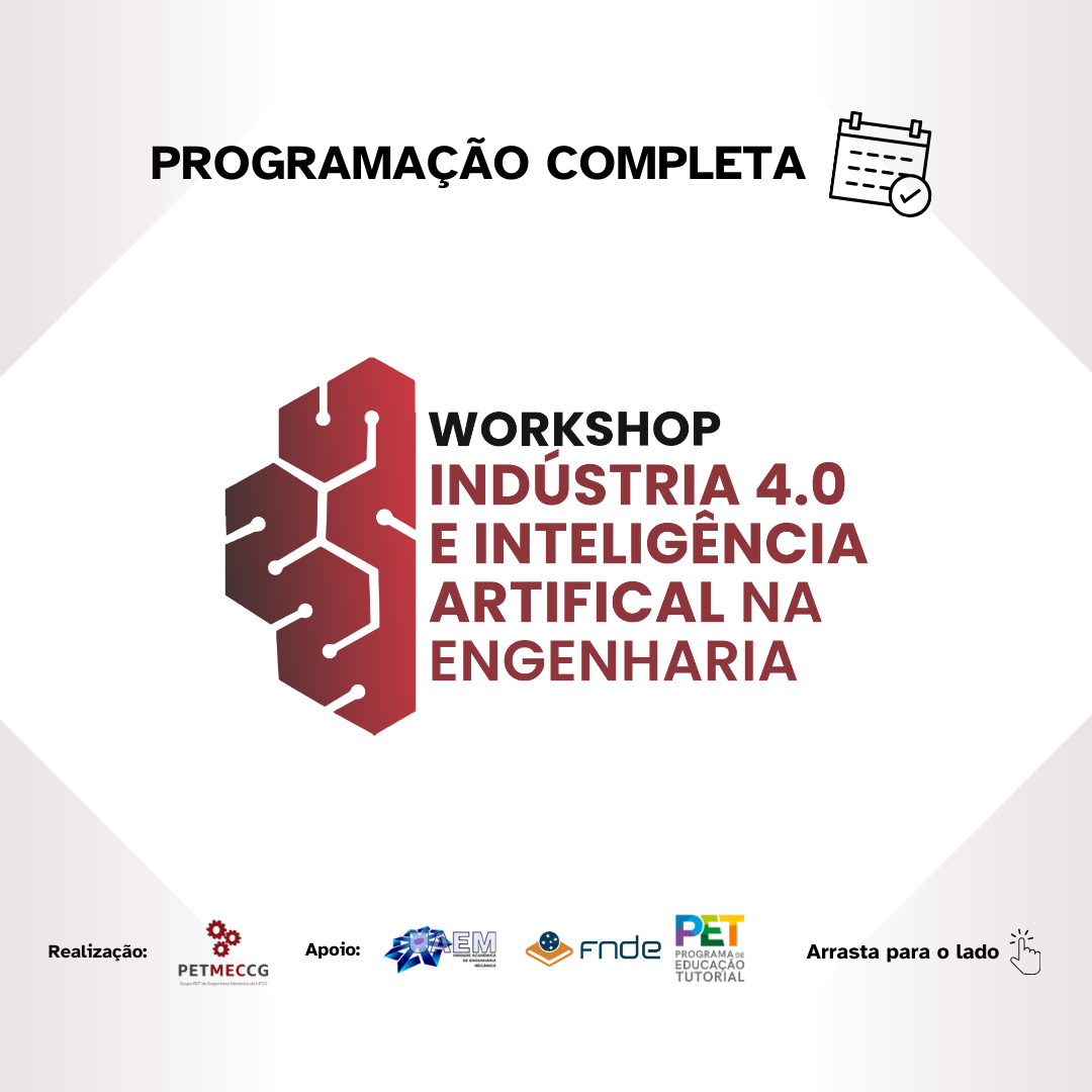 Workshop Indústria 4.0 e Inteligência Artificial na Engenharia